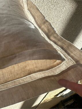 ITALIAN Linen Boudoir Pillow in Natural Taupe - Elegant Neutral Bedding